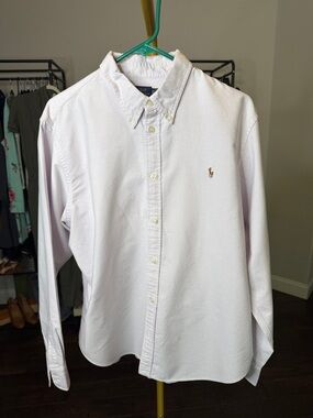 Polo by Ralph Lauren Light lavender purple Button-Down Oxford Shirt